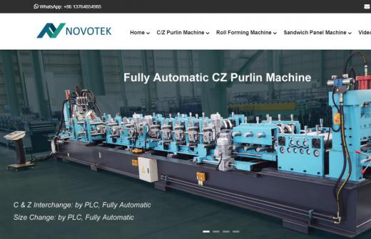 Novotek Machinery響應(yīng)式自適應(yīng)外貿(mào)企業(yè)網(wǎng)站定制